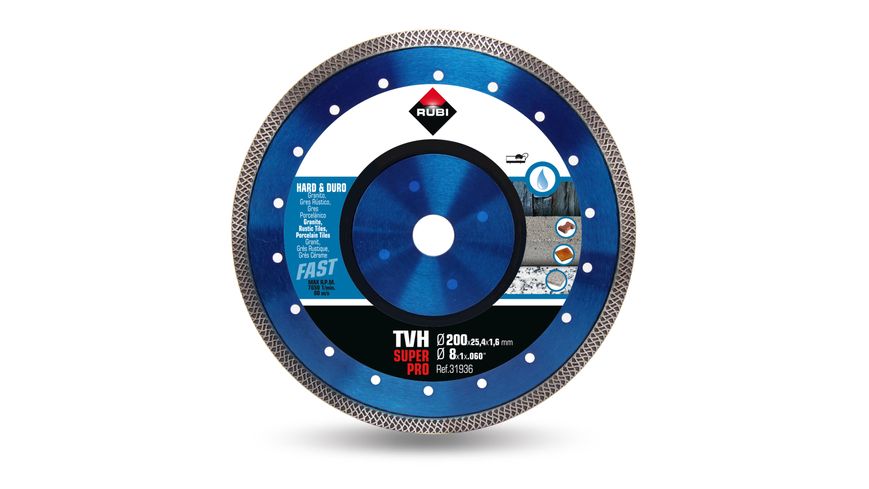 Алмазный диск для твёрдых материалов Turbo Viper TVH-250 Superpro 31937 фото